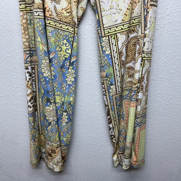 Chico's Patchwork Pull On Womens Pants Large Bohemian Free Spirited Hippie Beach - Picture 6 of 16